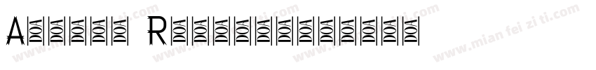 Apache Regular字体转换